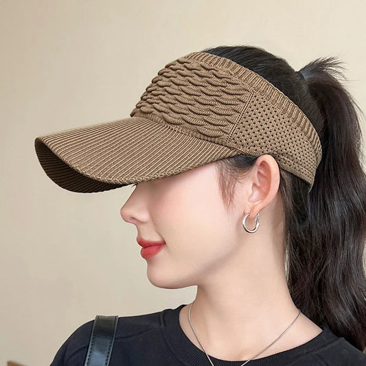Anti-UV Empty Top Sun Hat for Women